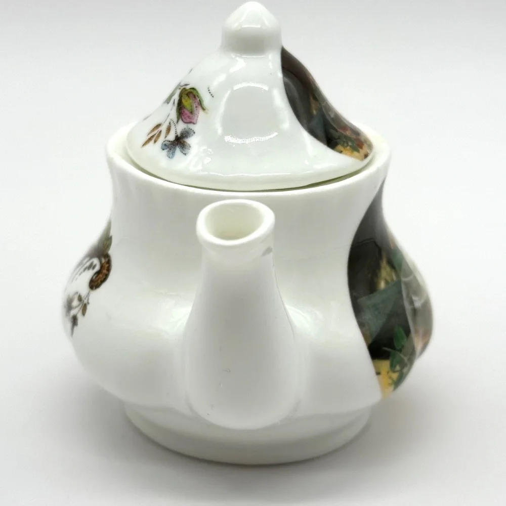 Vintage Crownford Made In England Fine Bone China Miniature Tea Set Cats
